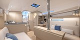 Beneteau Oceanis 34.1 - saloon view looking aft to galley and aft double cabin